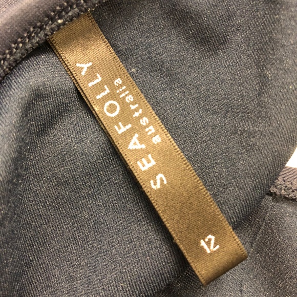 SeaFolly Navy Bikini set size 12 - Picture 6 of 6